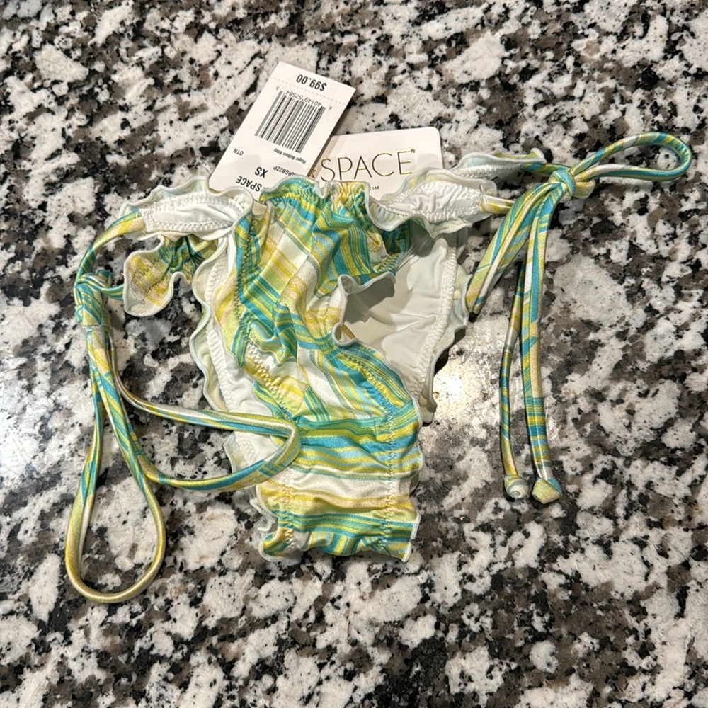 L*Space Maggie Roger Bikini Bottoms Over‎ the Rainbow NWT - Picture 10 of 12